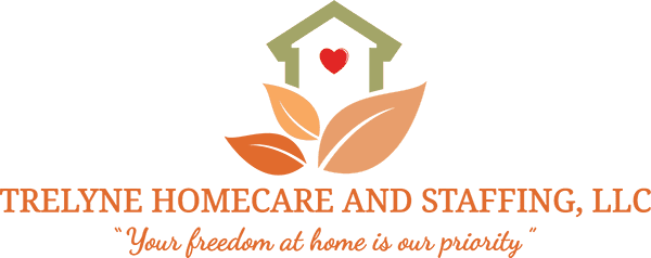 A logo for homecare and stay, an assisted living facility.